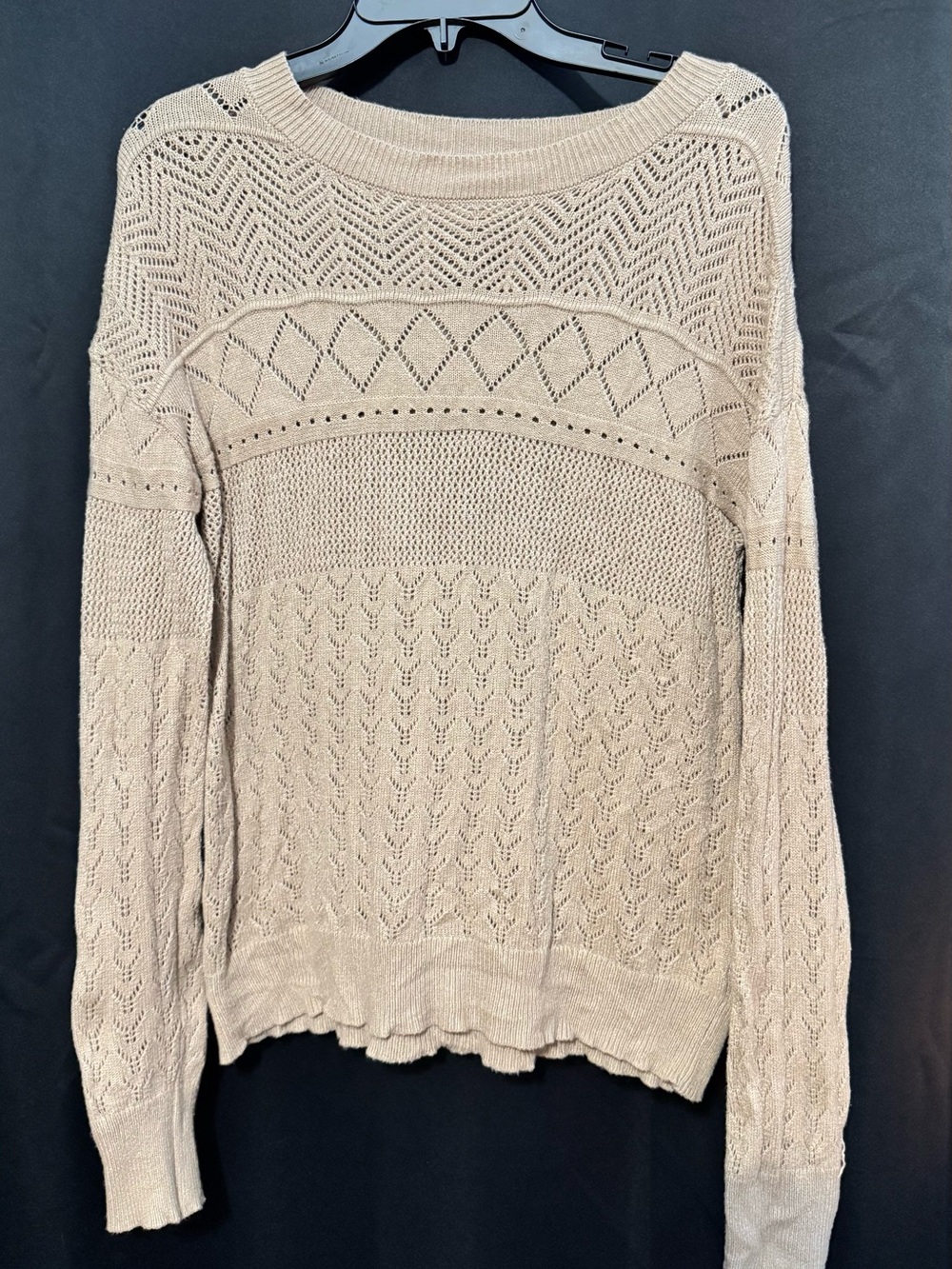 Women's Knit Crewneck Sweater - Cream
